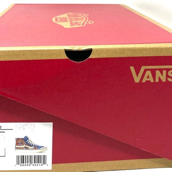 VANS Sk8-Hi 138 Decon Blue Beige Women's Suede Canvas Sneakers Size VN0A4BX2B6R - Picture 10 of 10